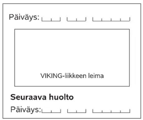 VIKING MB 448 TX - Huolto-ohjelma - 6