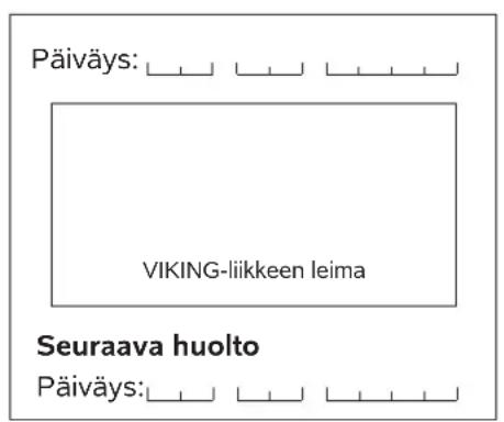 VIKING MB 448 TX - Huolto-ohjelma - 12