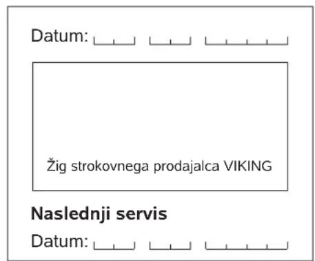 VIKING MB 448 TX - Načrt servisiranja - 11