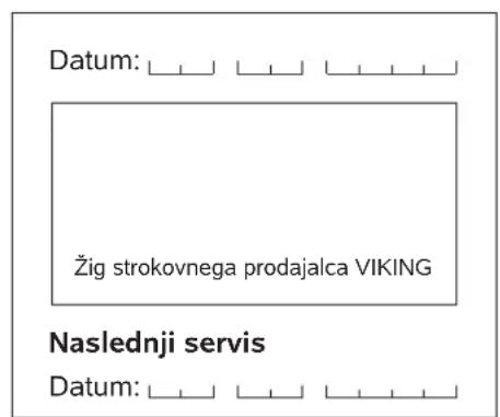 VIKING MB 448 TX - Načrt servisiranja - 8