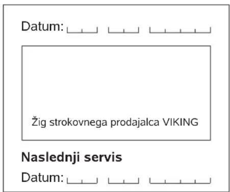 VIKING MB 448 TX - Načrt servisiranja - 9