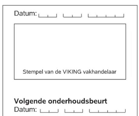 VIKING MB 448 TX - Onderhoudsschema - 10