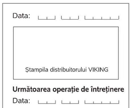 VIKING MB 448 TX - Plan de intreinere - 2