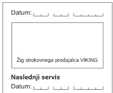 VIKING MB 448 TX - Načrt servisiranja - 14