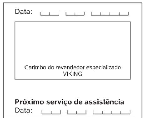 VIKING MB 448 TX - Plano de manutenção - 57