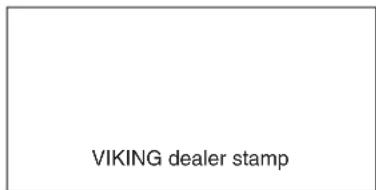 VIKING MB 650 VE - Service schedule - 7