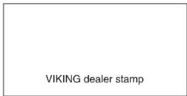 VIKING MB 650 VE - Service schedule - 4