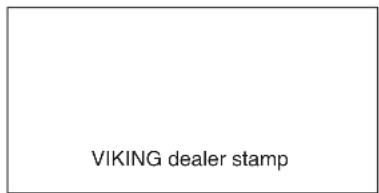 VIKING MB 650 VE - Service schedule - 5
