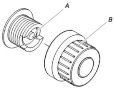 KITCHENAID 7300787D - Replacing the igniter Battery - 1