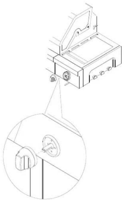 KITCHENAID 7300787D - Attach Right Side Shelf with Side Burner - 6