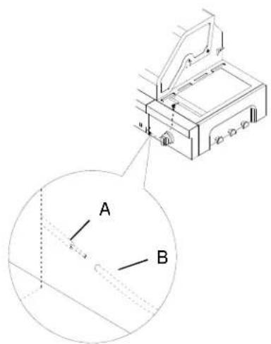 KITCHENAID 7300787D - Sujete el estante lateral derecho con quemador para dorado=rápido - 7