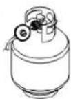 KITCHENAID 7300787D - To Connect the 20 lb LP Gas Fuel Tank: - 1