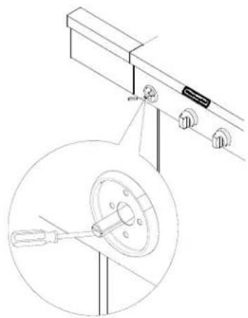 KITCHENAID 7300787D - como regular el tornillo de ajuste de llama alta - 3