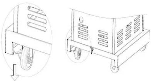 KITCHENAID 7300787D - Roulette pivotante avec frein - 1