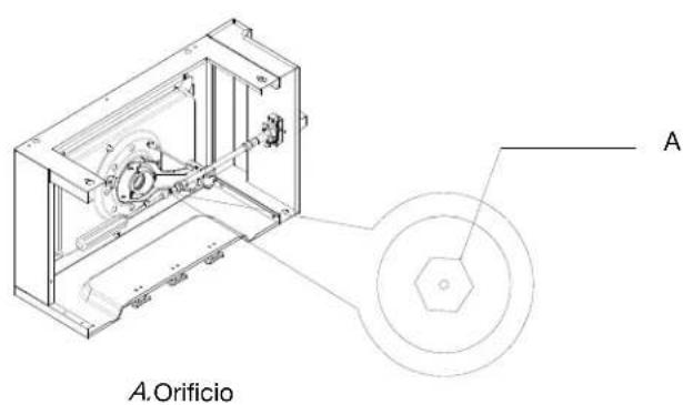 KITCHENAID 7300787D - Cambie el orificio del quemador lateral. - 1