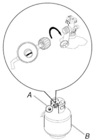 KITCHENAID 7300745A - To Connect the 20 lb LP Gas Fuel Tank: - 2