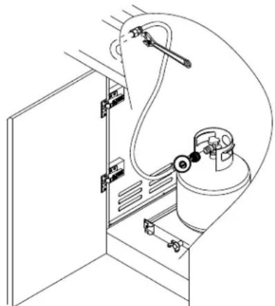 KITCHENAID 7300745A - Instalación del regulator - 1
