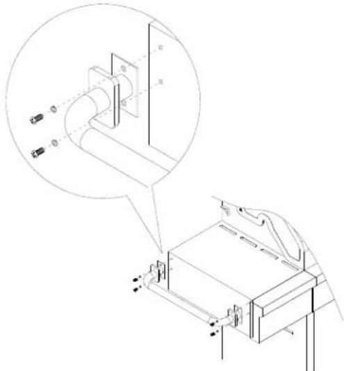 KITCHENAID 7300745A - Fixation de la tablette laterale de gauche - 6