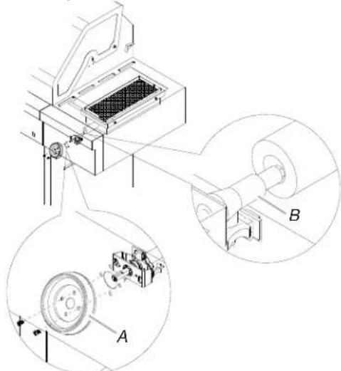 KITCHENAID 7300745A - Sujete el estante lateral derecho con quemador para dorado rápido - 7