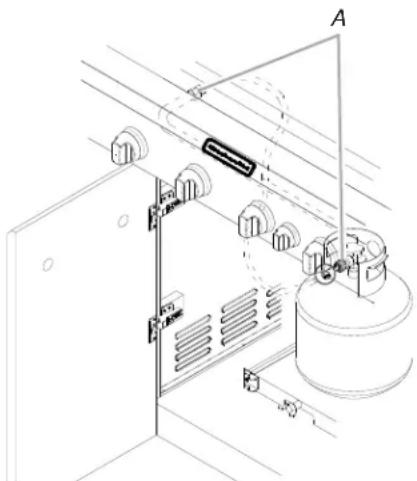 KITCHENAID 7300745A - Inspect the LP Gas Fuel Tank Supply Hose - 1