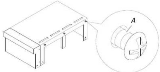 KITCHENAID 7300745A - Fixation de la tablette laterale de gauche - 1