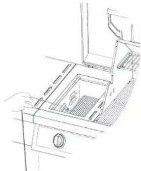 KITCHENAID 7300709C - Allumage manuel du brûleur à rotissage létéal - 2