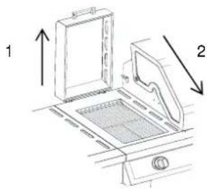 KITCHENAID 7300709C - Utilisation du brûleur à rôtissage létéral - 2
