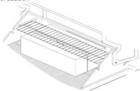 KITCHENAID 7300709C - Quite el material de empaque del interior del asador - 1
