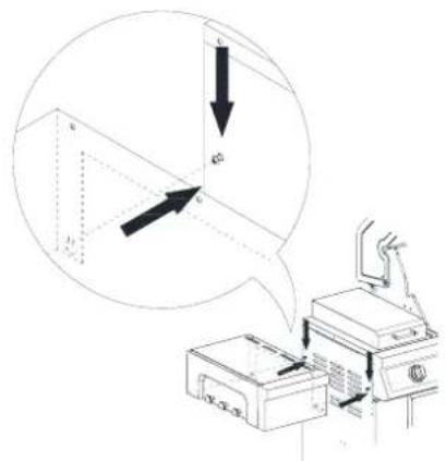 KITCHENAID 7300709C - Fixer l'étagère de gauche - 2