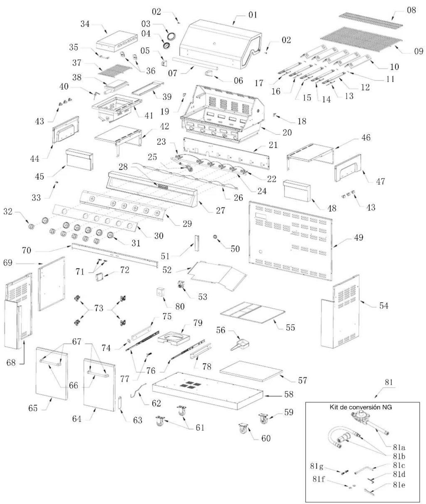 KITCHENAID 7300709C - LISTA DE CONTENIDO DEL PAQUETE - 1