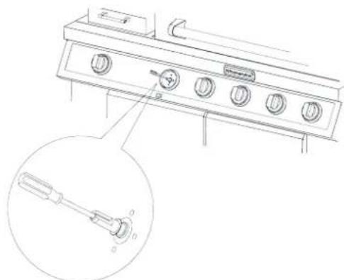 KITCHENAID 7300709C - como regular el tornillo de ajuste dellama alta - 2