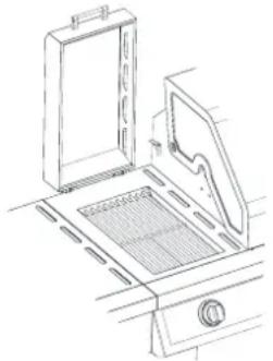 KITCHENAID 7300709C - como encender manualmente el quemador lateral para dorado rápido - 3