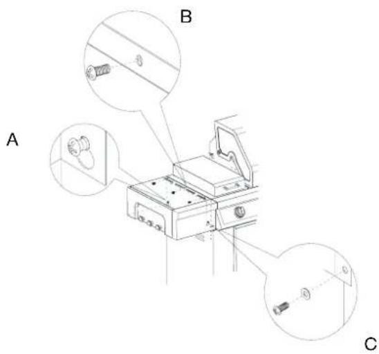 KITCHENAID 7300709C - Fije el Estante del Lado Izquierdo - 3