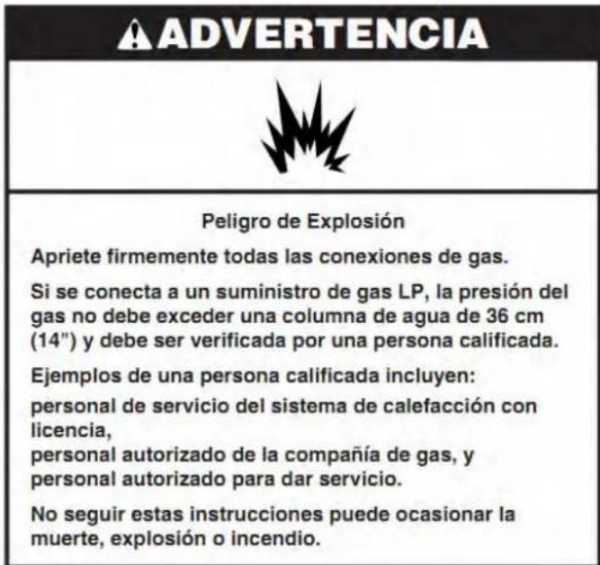 KITCHENAID 7200709C - Conexión del suministro de gas - 1