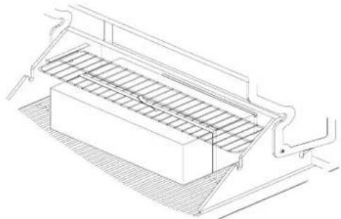 KITCHENAID 7200709C - Quite el material de empaque del interior del asador - 1
