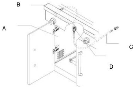 KITCHENAID 7200709C - Conexión del suministrode gas - 1