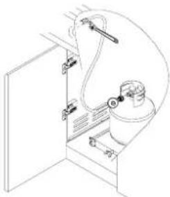 KITCHENAID 7200709C - Instalación del regulator - 1