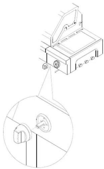 KITCHENAID 7200787D - Sujete el estante lateral derecho con quemador para dorado=rápido - 6