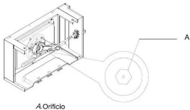 KITCHENAID 7200787D - Cambie el orificio del quemador lateral. - 1