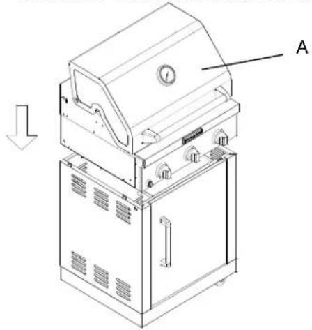 KITCHENAID 7200787D - Ensamblaje del fogón - 1