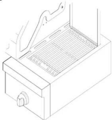 KITCHENAID 7300733 - Allumage manuel du brûleur à rôtissage latéral - 2