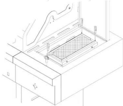 KITCHENAID 7300733 - Sujete el estante lateral derecho con quemador para dorado rápido - 5