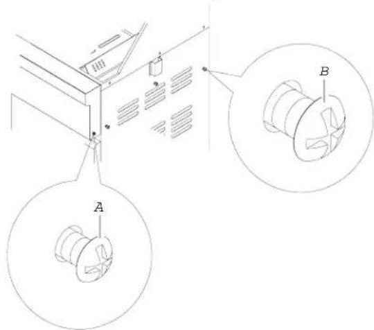 KITCHENAID 7300733 - Fixation de la tablette de droite avec brûleur à rôtissage - 2
