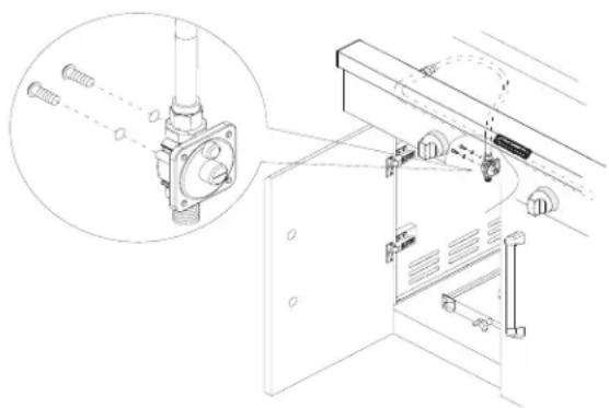 KITCHENAID 7300733 - Installation du détendeur - 2