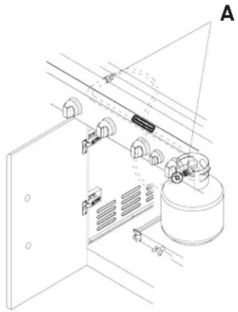 KITCHENAID 7300733 - Inspection du tuyau de raccordement entre le gril et la bouteille de gaz - 1