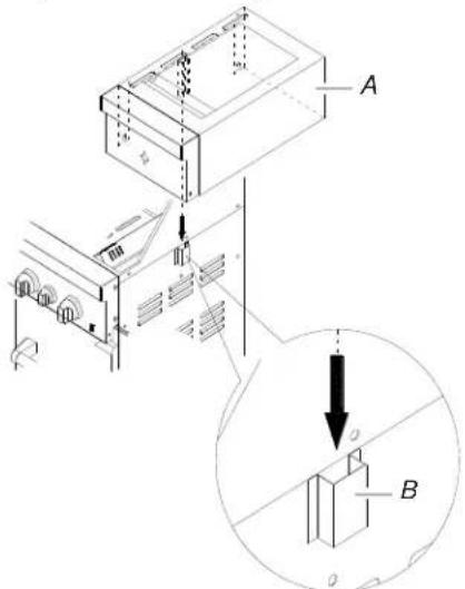 KITCHENAID 7200745A - Sujete el estante lateral derecho con quemador para dorado rápido - 3