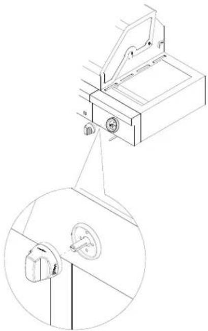 KITCHENAID 7200745A - Sujete el estante lateral derecho con quemador para dorado rápido - 9