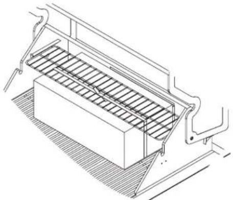 KITCHENAID 7200733 - Quite el material de empaque del interior del asador - 1
