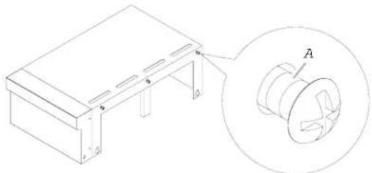 KITCHENAID 7200733 - Fixation de la tablette latérale de gauche - 1