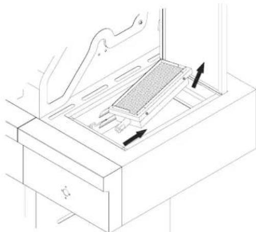 KITCHENAID 7200733 - Fixation de la tablette de droite avec brûleur à rôtissage - 6